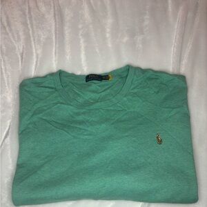 Ralph Lauren Mint Green Crew Neck Tee